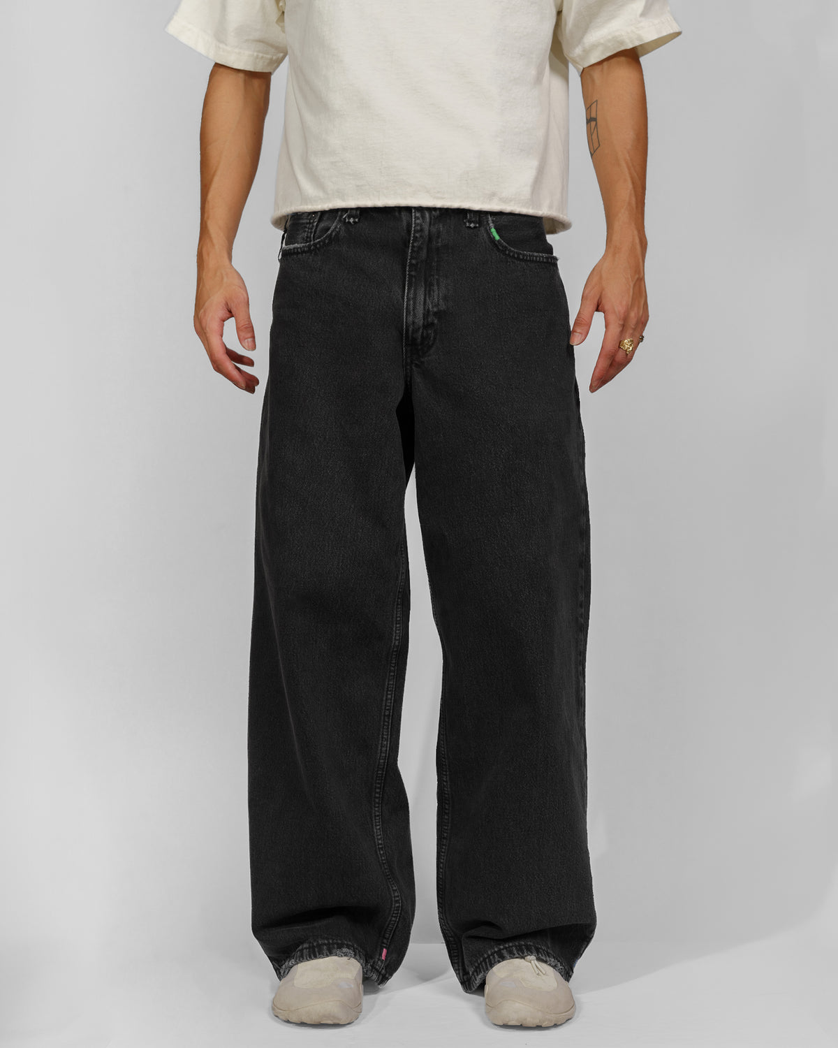 RE-WORKED DENIM | CHARCOAL